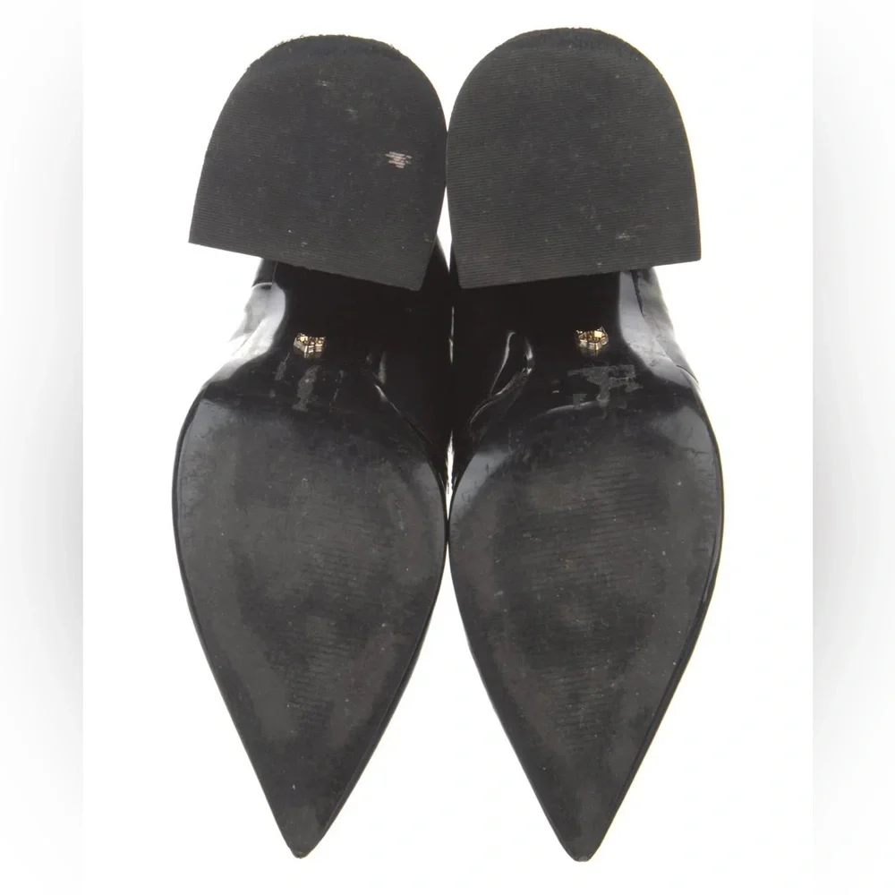 Naked Wolfe Glossy Black Heeled Boots - Picture 5 of 6